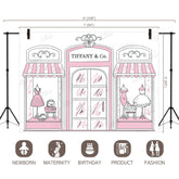LB0475 Fashion Street Theme Backdrop